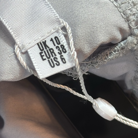 Missguided High Neck Structured Lace Midi Dress - Picture 11 of 16